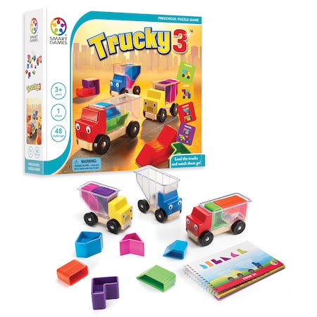 Smartgames Smart Games Trucky 3, Preschool Puzzle Game 035US